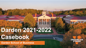 Darden Casebook 2021-2022