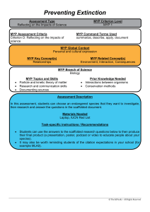 Preventing Extinction: Science Impact Assessment