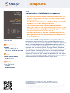 VLSI Physical Design Automation Book