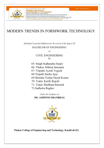 Modern Formwork Trends in Civil Engineering