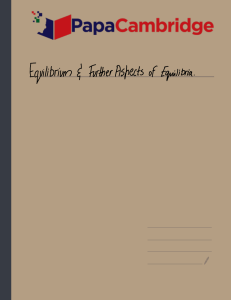 Chemical Equilibrium, Acids, Bases Coursebook