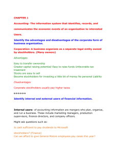 Accounting Principles: Business Structures & Financial Statements