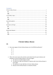 Kidney Disease Test: Chronic, Acute, Interstitial, Glomerular