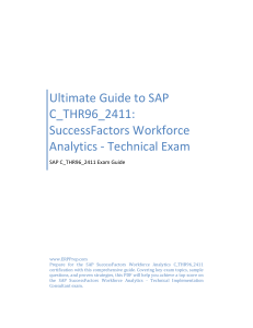 SAP SuccessFactors C_THR96_2411 Exam Guide