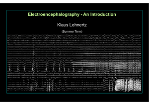 EEG Introduction: Principles & Applications