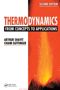 Thermodynamics: Concepts to Applications Textbook