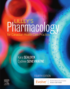 Lilley's Pharmacology for Canadian Health Care Practice