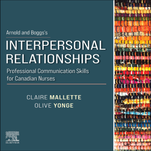 Interpersonal Relationships for Canadian Nurses Textbook