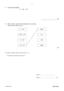 Math Exam Paper: Algebra, Geometry, Probability