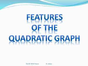 Quadratic Graph Features: Orientation, Intercepts, Min/Max