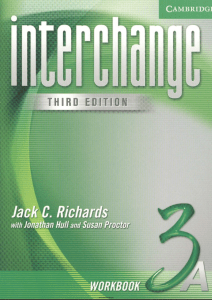 Interchange 3A Workbook: English Language Learning