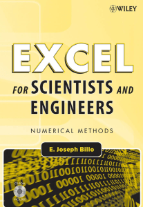 Excel for Scientists & Engineers: Numerical Methods