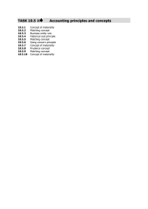 Accounting Principles & Concepts: Textbook Excerpt