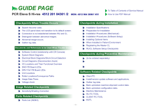 PCR Eleva S Hi-res Service Manual