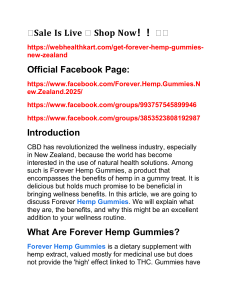 Forever Hemp Gummies: Benefits, Usage, and Reviews