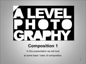 Photography Composition Rules: A Presentation