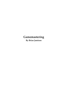 Gamemastering Guide: RPG Tips & Techniques