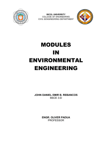 Environmental Engineering Module