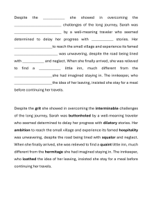 Vocabulary Worksheet: Context Clues Practice