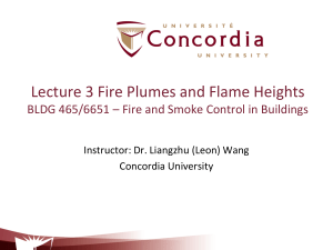 Fire Plumes & Flame Heights Lecture