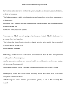 Earth Science: Understanding Our Planet