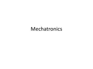 Mechatronics Actuators & Motors