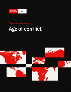 Democracy Index 2023: Age of Conflict