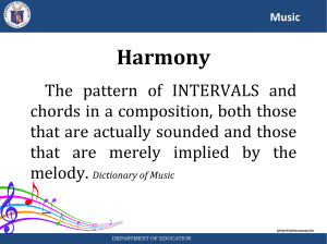 Music Theory: Harmony, Intervals, and Chords