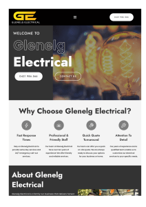 Glenelg Electrical: Electrician Services in South Australia