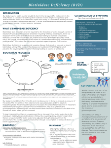 Biotinidase Deficiency (BTD) Overview