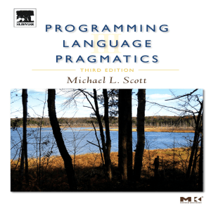 Programming Language Pragmatics Textbook