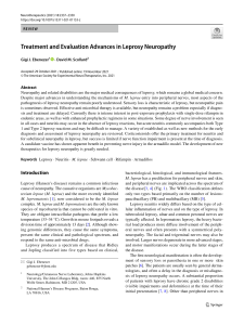 Leprosy Neuropathy Treatment & Evaluation Advances