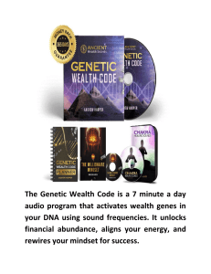 Genetic Wealth Code: Unlock Wealth with Sound Frequencies