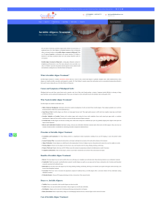 Invisible Aligner Treatment: Benefits, Procedure & Cost