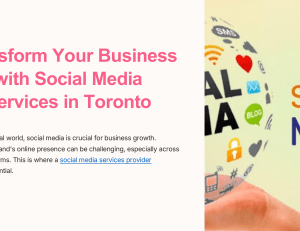 Social Media Services in Toronto: Grow Your Business