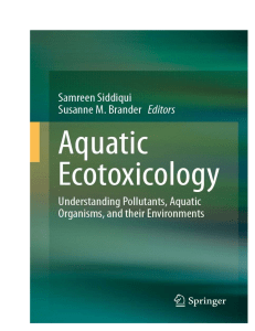 Aquatic Ecotoxicology Textbook