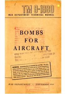 TM 9-1980: Bombs for Aircraft Technical Manual