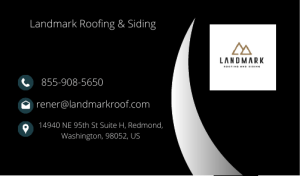 Landmark Roofing & Siding Business Card