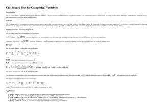 Chi-Square Test for Categorical Variables Explained