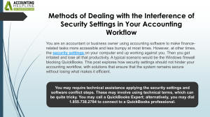 Accounting Security Settings Interference Methods