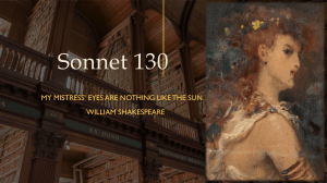 Shakespeare Sonnet 130 Analysis