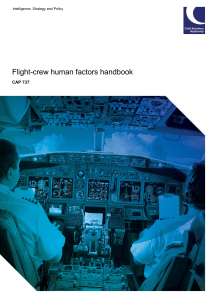 Flight Crew Human Factors Handbook