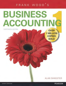 Frank Wood's Business Accounting Textbook, 13th Edition