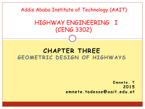 Highway Geometric Design Presentation