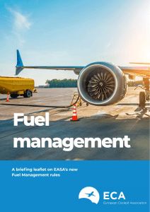 EASA Fuel Management Rules Briefing