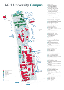 AGH University Campus Map