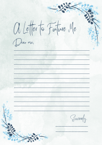 Letter to Future Self Template