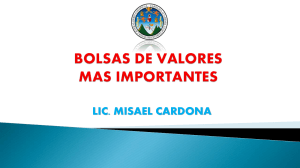 Bolsas de Valores Más Importantes: Presentación