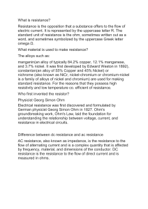Electrical Resistance: Definition, Materials, and History