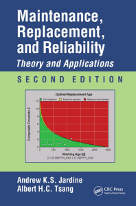 Maintenance, Replacement, and Reliability Textbook